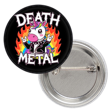 Значок Death Metal (Unicorn) Изображение