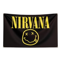 Прапор Nirvana (Smile and Logo) sfc-092 Изображение