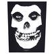 Нашивка наспинна катана MISFITS - FACE SKULL (olbp-169) Зображення