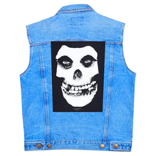 Нашивка наспинна катана MISFITS - FACE SKULL (olbp-169) Зображення