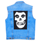 Нашивка наспинна катана MISFITS - FACE SKULL (olbp-169) Зображення