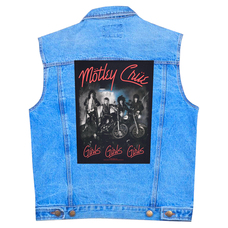 Нашивка наспинна катана MOTLEY CRUE - GIRLS, GIRLS, GIRLS (olbp-195) Зображення