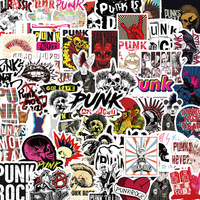 Набір стікерів God Save Punk (stk-104), 51 шт. Зображення