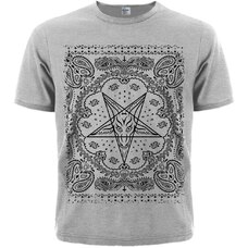 Меланж футболка Occult Bandana (бандана з Пентаграмою) Зображення