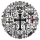 Набір стікерів Gothic Crosses (stk-107), 52 шт. Изображение
