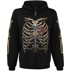 Худі Heavy Metal Skeleton, на блискавці Зображення