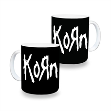 Чашка Korn (white logo) Изображение