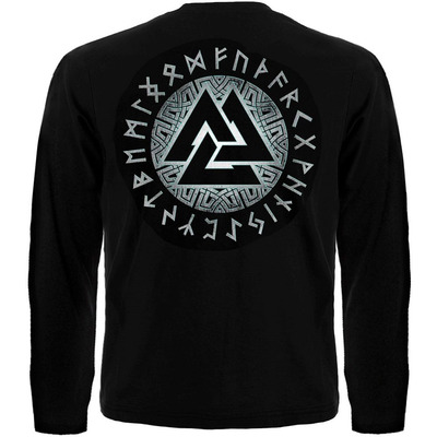 Футболка з довгим рукавом Ворон (Валкнут) Зображення