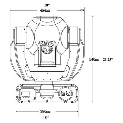 Световой прибор American Audio Accu Spot PRO Изображение