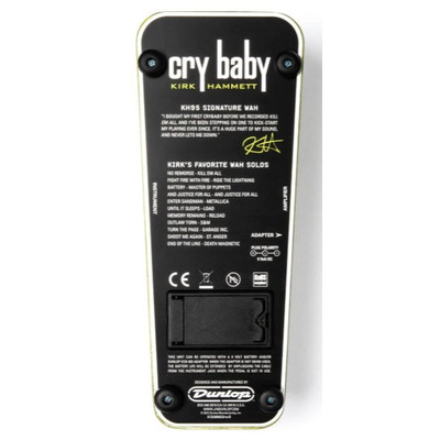 Педаль ефектів Dunlop KH95 Kirk Hammett Signature Cry Baby Wah Wah Зображення