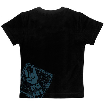 Дитяча футболка Little Viking чорна Зображення