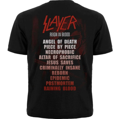 Футболка Slayer "Reign In Blood" Изображение