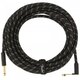 Кабель инструментальный Fender Cable Deluxe Series 10' Angled Black Tweed Изображение