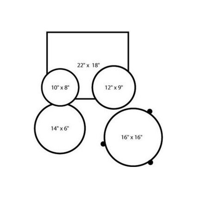 Ударна установка Peace DP-109CH-22 #10 White Зображення