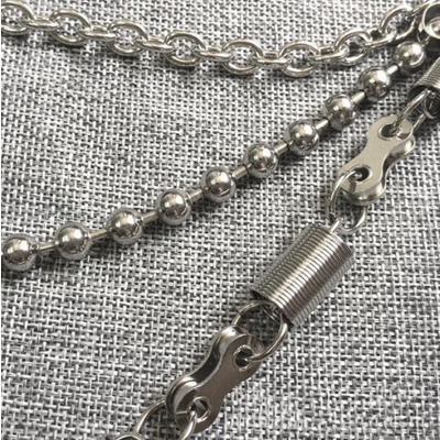 Ланцюг потрійний, сталевий колір (ch-032) Зображення