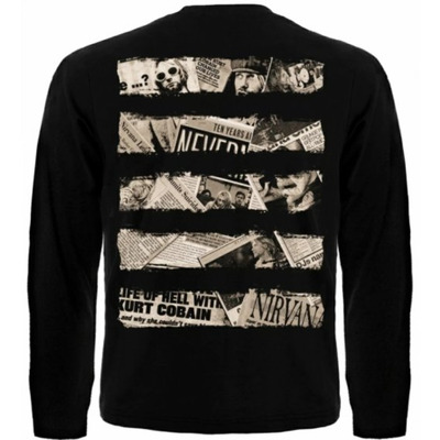 Футболка з довгим рукавом Nirvana (newspaper) Зображення