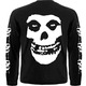 Футболка з довгим рукавом Misfits (skull logo) (з друком на рукавах) Зображення