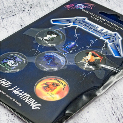 Подарочный набор значков METALLICA - RIDE THE LIGHTNING (iol-046) Изображение