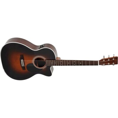 Электроакустическая гитара Sigma OMTC-1STE-SB + Изображение