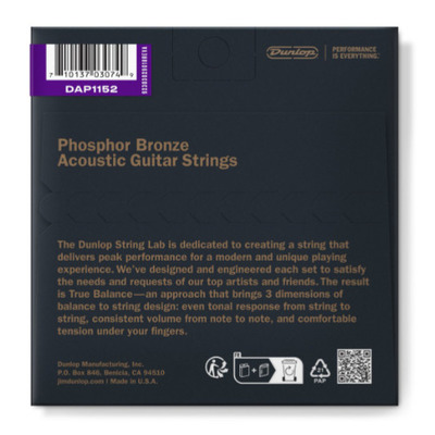 Струны для акустической гитары Dunlop DAP1152 Изображение