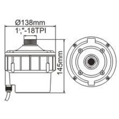 Драйвер лінійний L-Frank Audio HD50TA, 1 3/8 ", 50Вт Зображення