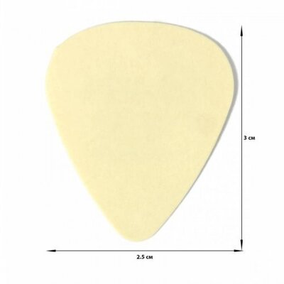 Медиатор Fender 351 Dura-Tone .71 12-Pack, Olympic White Изображение