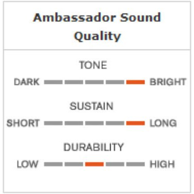 Пластик для барабана Remo BA-0318-00 Ambassador 18" Clear Зображення