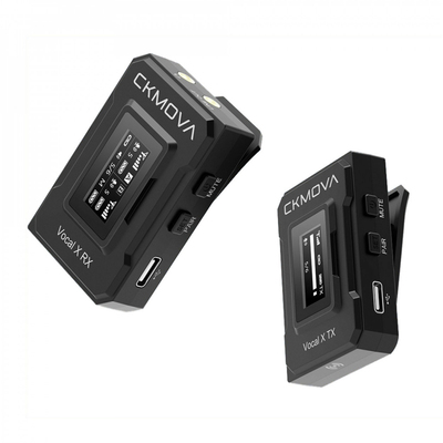 Мікрофон бездротовий CKMOVA Vocal X V1 (Чорний) Зображення