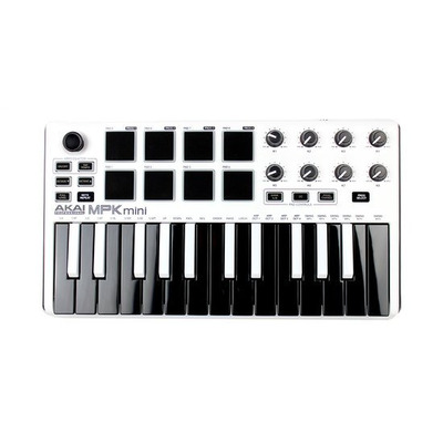 MIDI-контроллер Akai MPK MINI MK2 WHITE Изображение