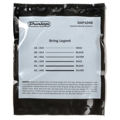 Струны для акустической гитары Dunlop DAP1048 Изображение