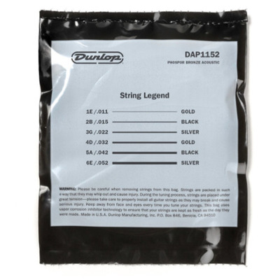 Струны для акустической гитары Dunlop DAP1152 Изображение