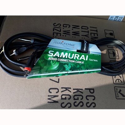 Аудіокабель Roxtone RACC150L3 Зображення