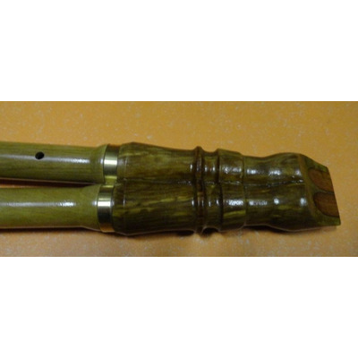 Сопілка подвійна "Дводенцівка" з чохлом. Зображення