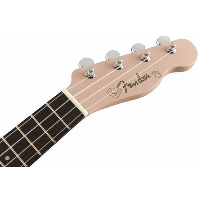 Укулеле Fender Ukulele Venice Soprano Shell Pink Wn Изображение