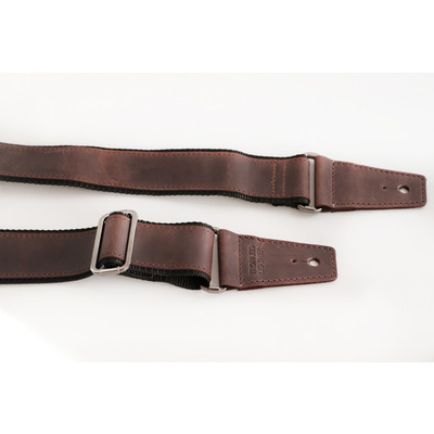 Гітарний ремінь Tropaeis Leather Crazy Rock (chocolate) Зображення