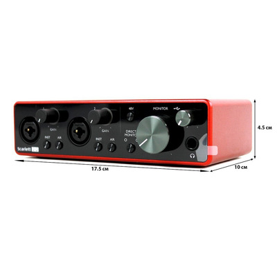 Комплект для звукозаписи Focusrite Scarlett 2i2 Studio 3rd Gen Изображение