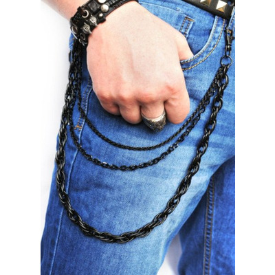 Ланцюг потрійний, вертене плетіння (ch-025) Зображення