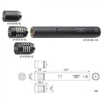 Микрофонный капсюль Audio-Technica AT4051BEL Изображение