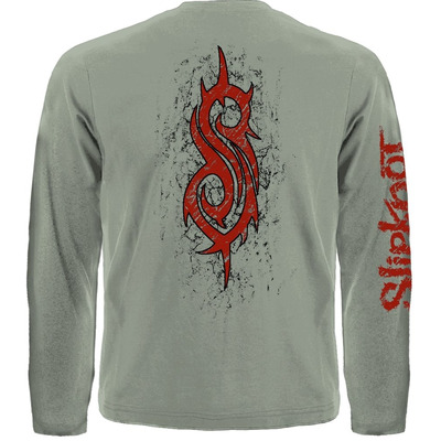 Футболка с длинным рукавом Slipknot (олива) Изображение