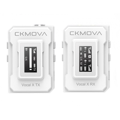Мікрофон бездротовий CKMOVA Vocal X V1W (Білий) Зображення