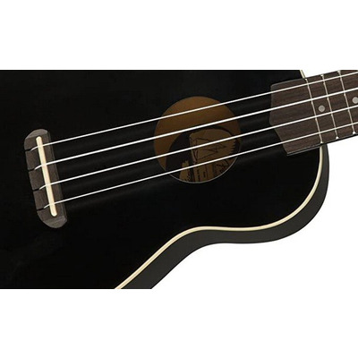 Укулеле Fender Ukulele Venice Soprano Black Wn Изображение
