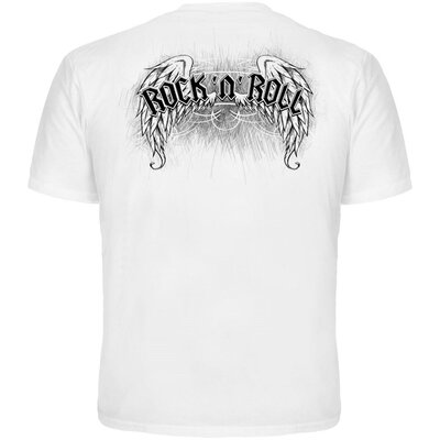 Футболка Rock'n'Roll (гитара) белая Изображение