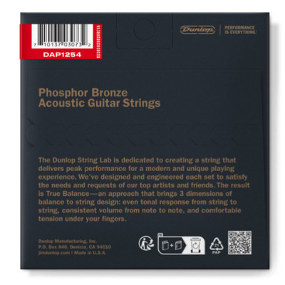 Струни для акустичної гітари Dunlop DAP1254 Зображення
