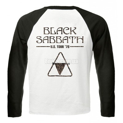 Футболка с длинным рукавом Black Sabbath U.S. Tour 78 Изображение