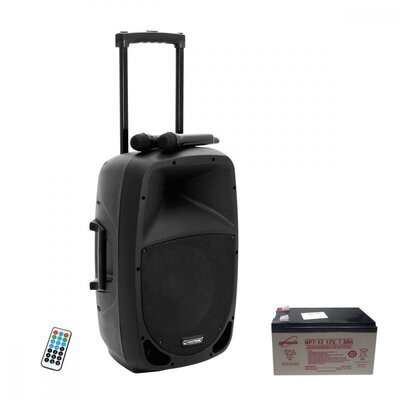 Звукоусилительный комплект Omnitronic Set MES-15BT2 + Battery (20000549) Изображение