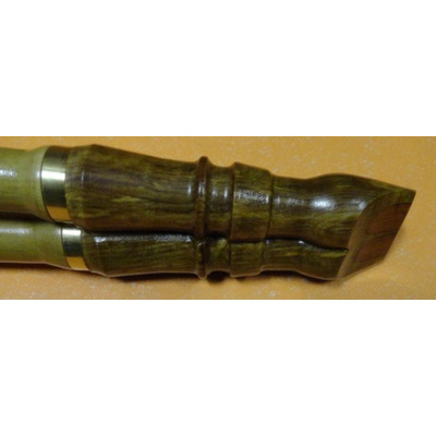 Сопілка подвійна "Дводенцівка" з чохлом. Зображення