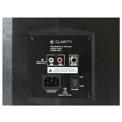 Портативна акустична система Clarity MAX6W Зображення