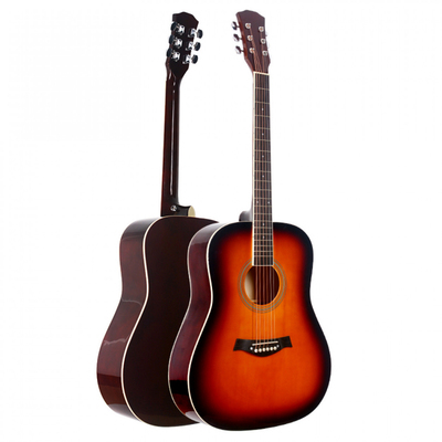 Акустическая гитара Alfabeto WG110 (3 Tone Sunburst) + чехол Изображение