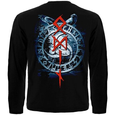 Футболка з довгим рукавом Odin (рунне коло) Зображення