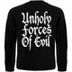 Футболка з довгим рукавом Immortal "Unholy Forces Of Evil" Зображення